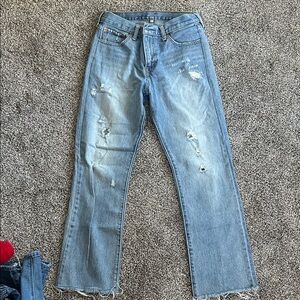 Levi’s Distressed Blue Women's Jeans